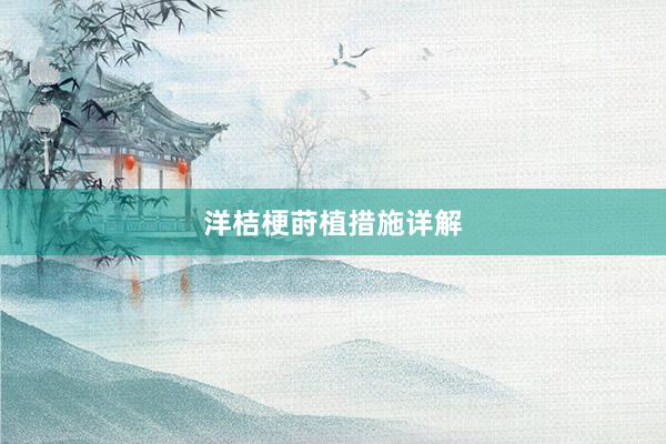 洋桔梗莳植措施详解